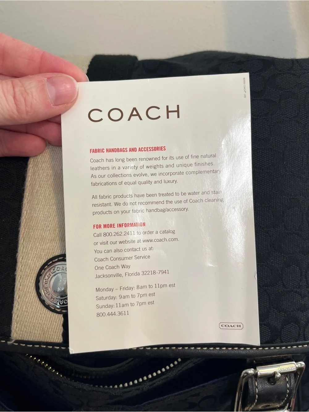 Coach Vintage Signature Voyager Messenger Bag Black with Ivory Stripe